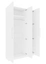 Шкаф распашной Калифорния - 3 Белый