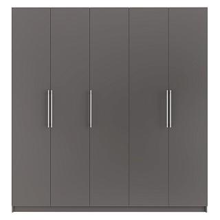 Шкаф распашной Калифорния - 5 Графит
