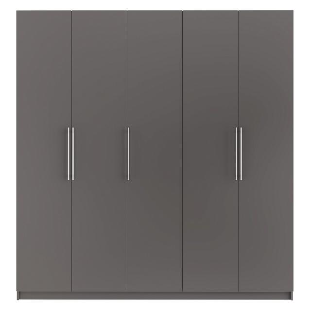 Шкаф распашной Калифорния - 5 Графит