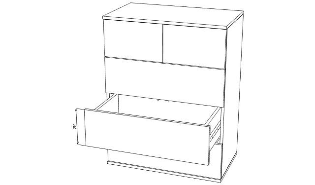 Комод Марвин Йорк - 21 Милк