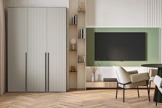 Шкаф распашной Лоренсе - 3 Кашемир