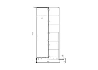 Шкаф угловой Лорена Пакс Кашемир