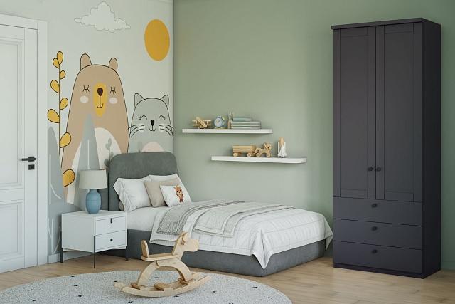 Шкаф распашной София РАХ - 11 МДФ Графит