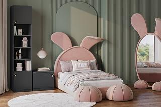 Детская стенка Банни - 1 МДФ Черный Агат