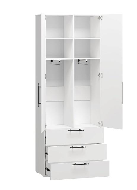 Шкаф распашной Мори-Хелена - 4 Белый