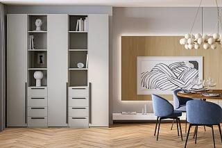 Шкаф распашной Хейсон - 16 Кашемир