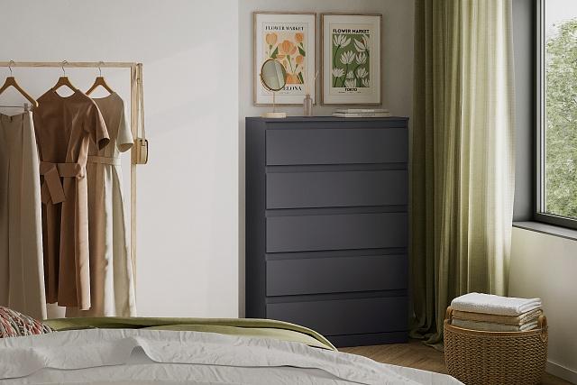 Комод Мальм - 19 Графит