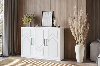 Комод Эверест - 3 МДФ Аквамарин