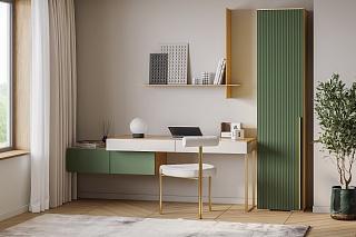 Шкаф распашной Лоренсе - 1 Шарли Green