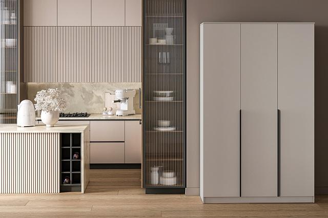 Шкаф распашной Марсель - 3 Кашемир