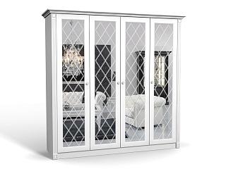 Шкаф распашной Кристалл - 4 МДФ