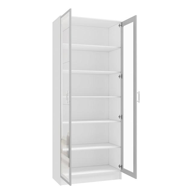 Книжный шкаф Альма - 7 Белый