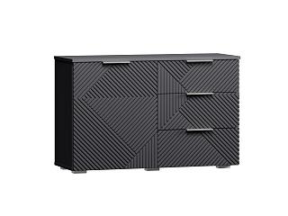 Комод Салерно NEW 3 Графит