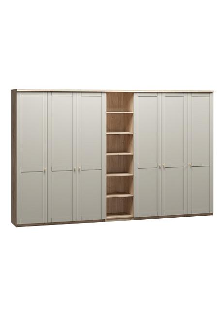 Шкаф распашной София РАХ - 24 МДФ Кастелло Медовый / Кашемир