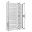 Книжный шкаф Альма - 14 Белый