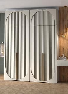 Шкаф распашной Брей - 2 с антресолью Кашемир