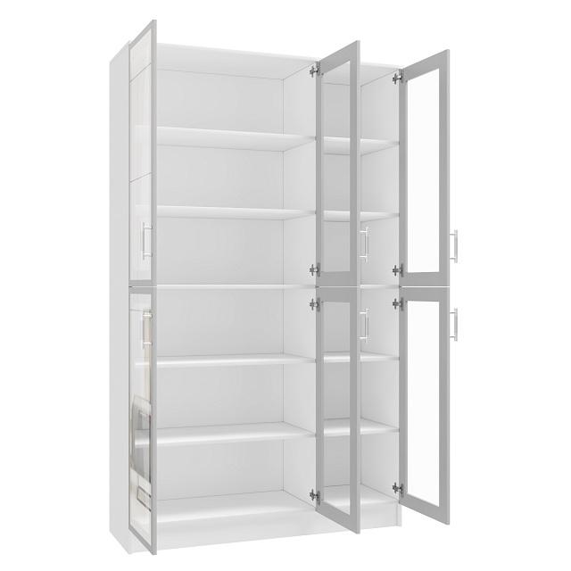 Книжный шкаф Альма - 14 Белый