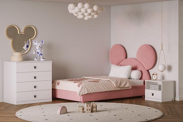 Детская стенка Банни - 3 МДФ Белый