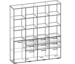 Стеллаж Бриз - 4.08