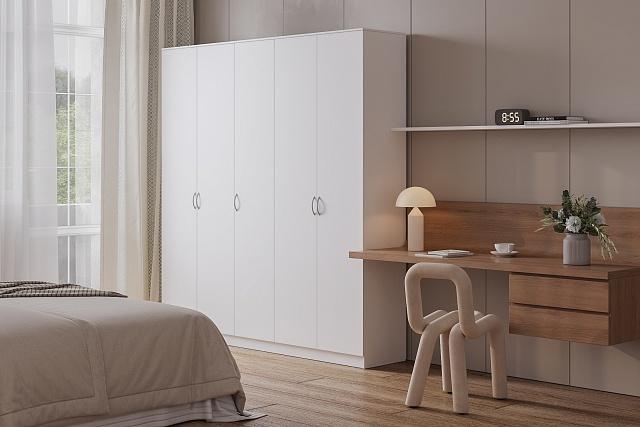 Шкаф распашной Лайт-5 Белый