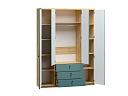 Шкаф распашной София РАХ - 20 МДФ Аквамарин