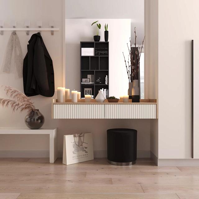 Тумба подвесная Салерно 2.1 Белый 2