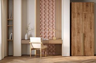 Шкаф распашной Эдинбург - 2 с антресолью Кастелло коньячный