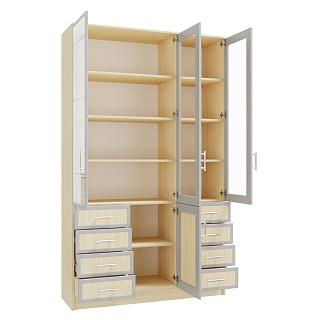 Книжный шкаф Альма - 21 Дуб Молочный