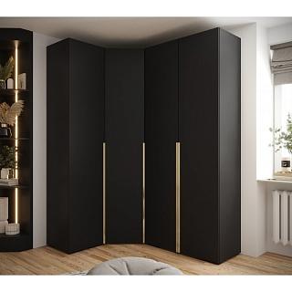 Шкаф угловой Мори - 11 Черный