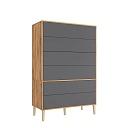 Комод Скарлет - 10 Графит