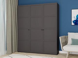 Шкаф распашной Скаген - 3 Графит