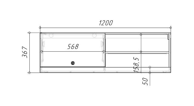 Детская стенка Стрекоза - 6 МДФ Белый