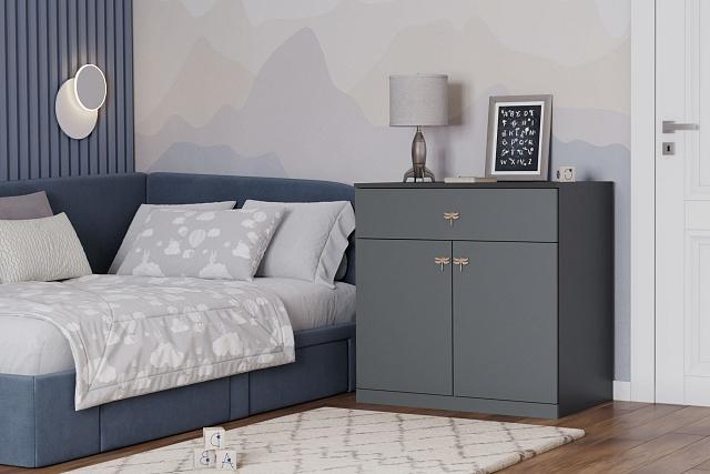 Комод Стрекоза - 1 МДФ Графит