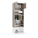 Стеллаж Скарлет - 7 Белый / Кашемир