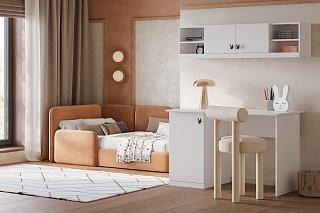 Детская стенка Банни - 12 МДФ Белый