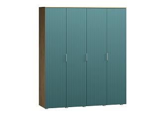 Шкаф распашной Салерно 4 Аквамарин