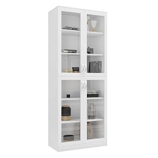Книжный шкаф Библиограф - 2 №2 Белый