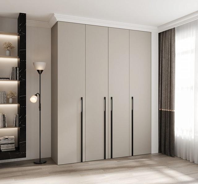 Шкаф распашной Комо - 4 Кашемир