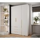 Шкаф распашной Мори - 6 Белый