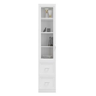 Книжный шкаф Библиограф - 1 №4 Белый