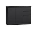 Комод Мальм - 22 Черный
