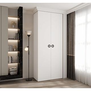 Шкаф распашной Хилтон - 2.2 Белый