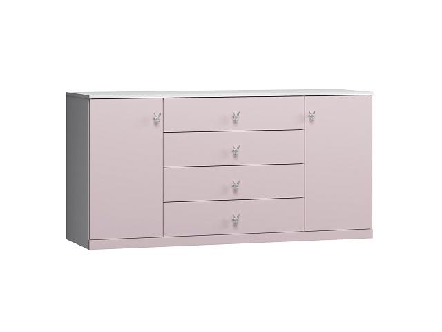 Детская стенка Банни - 9 МДФ Розовый Лайт