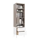 Стеллаж Скарлет - 2 Белый / Кашемир