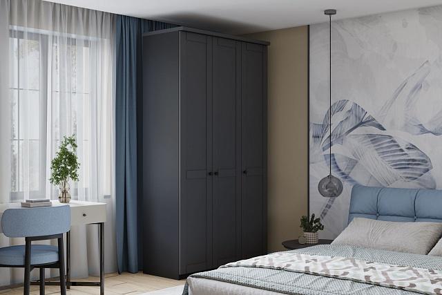 Шкаф распашной София РАХ - 1 МДФ Графит