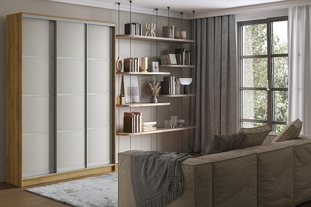 Шкаф-купе Борнео - 3.2С Дуб Золотистый