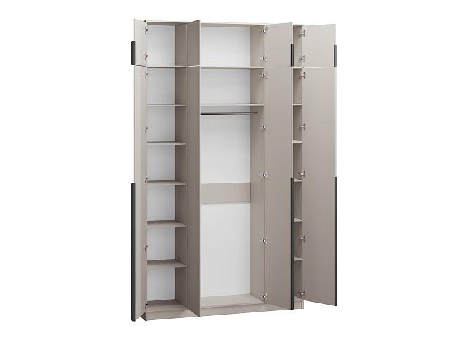 Шкаф распашной Марсель - 4 Кашемир с антресолью