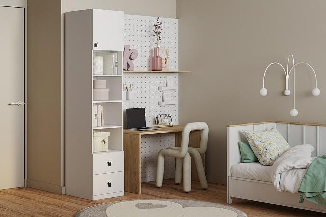 Пенал Банни - 3 МДФ Белый