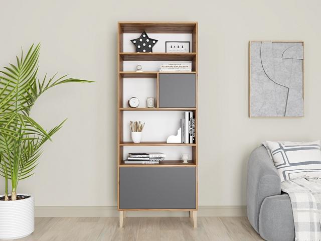 Стеллаж Скарлет - 3 Графит