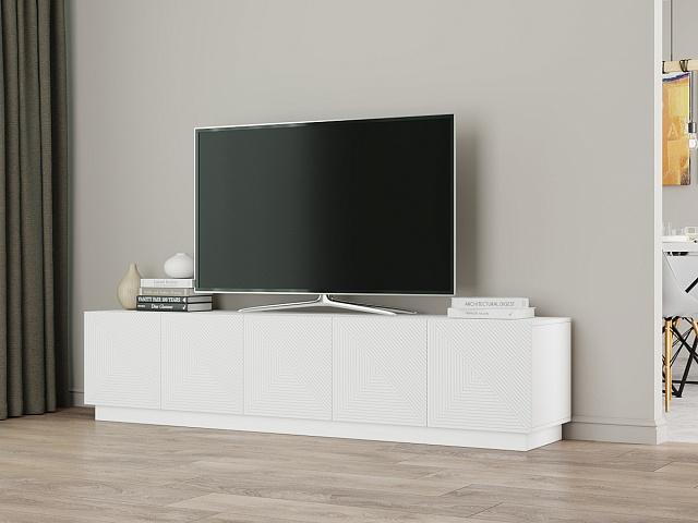 Тумба под ТВ Алиса 2 Белый